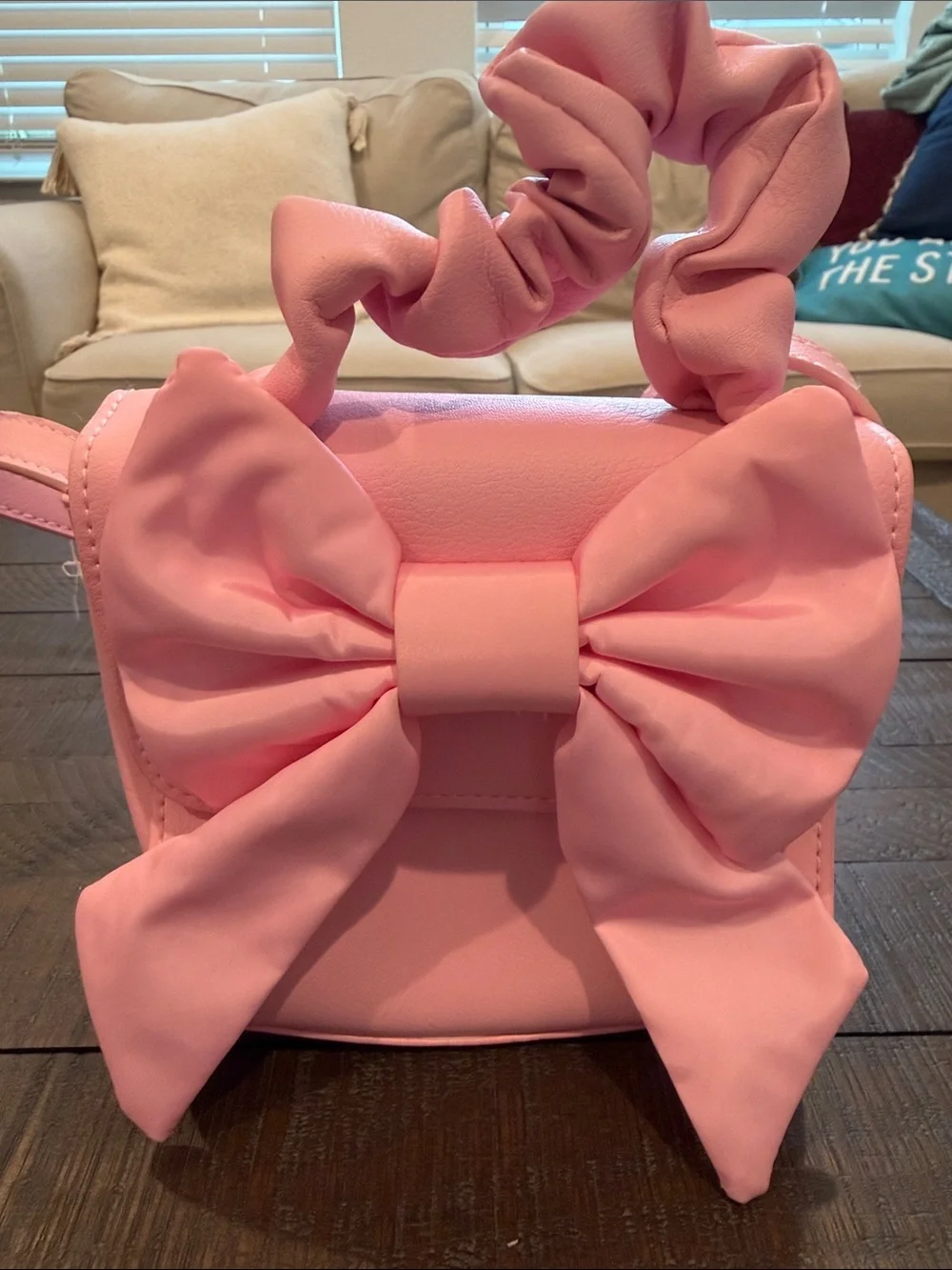 Pink Bow Crossbody Bag